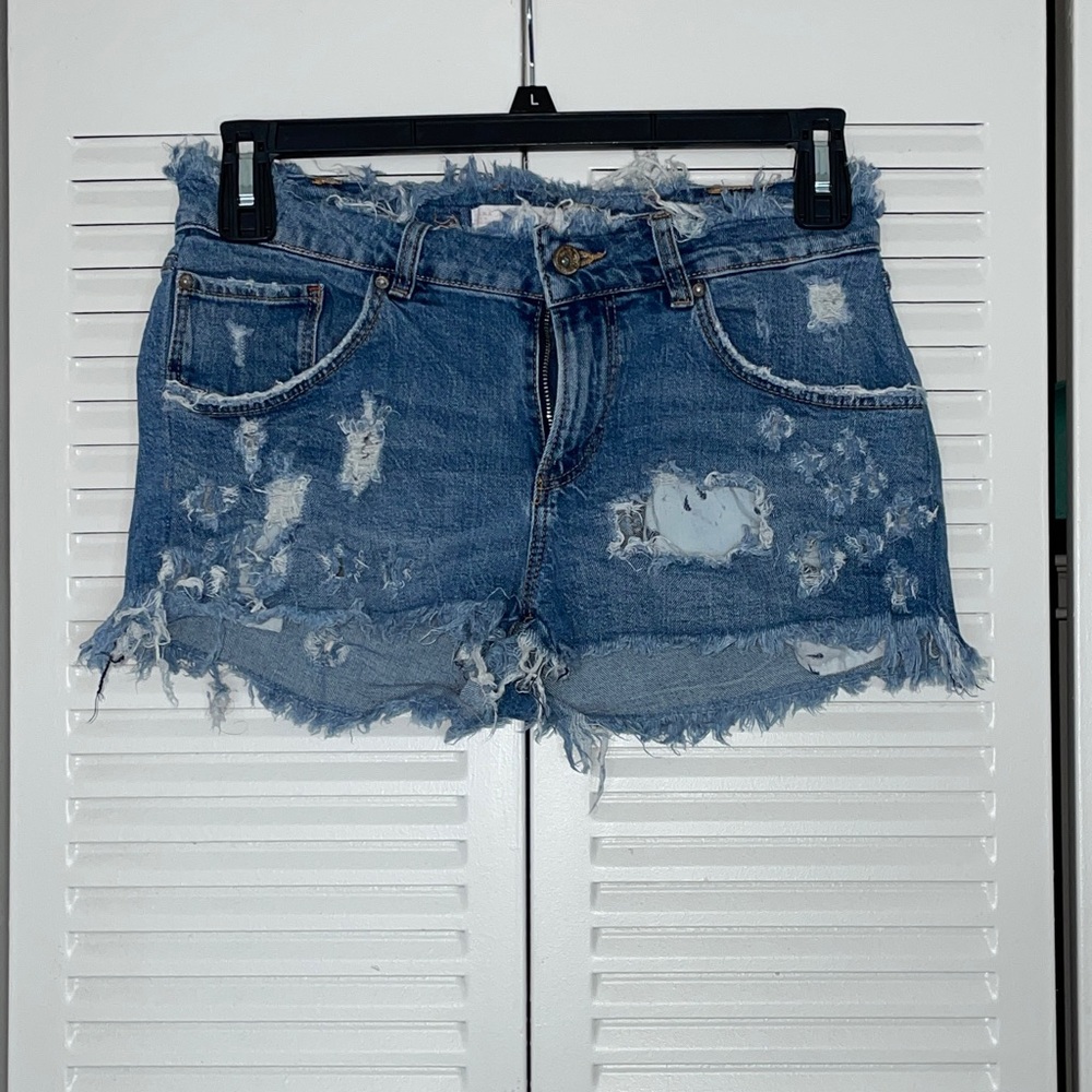 ZARA denim shorts